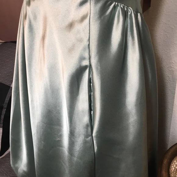 Jessica McClintock - Beautiful mint green jeweled breast formal mini dress - Picture 5 of 13